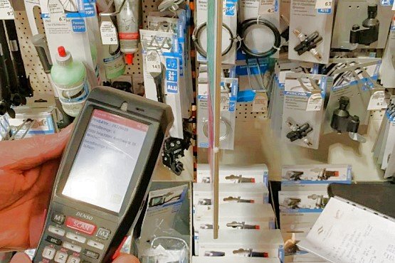 Handscanner Regalservice Merchandising
